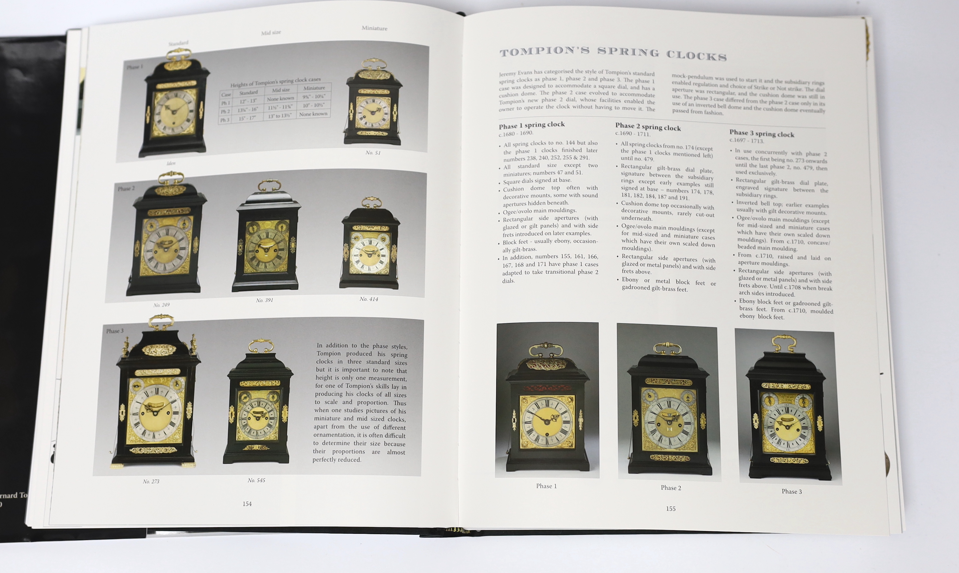 Evans, Jeremy and Others - Thomas Tompion: 300 Years. A celebration of his life and work...Limited Edition. many illus. throughout (mostly coloured, some full page); publisher's gilt lettered buckram and d/wrapper, picto
